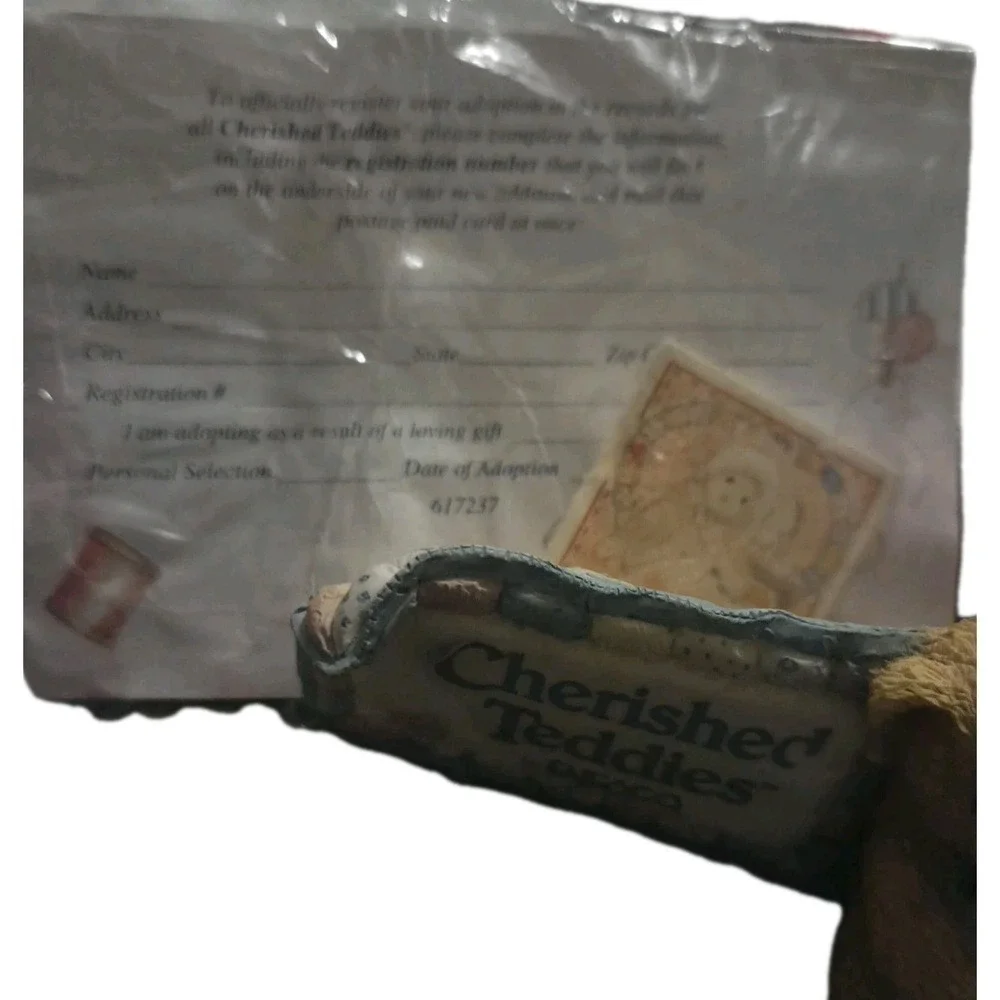 Cherished Teddies Store Signage Plaque‎ 1991 Priscilla Hillman w/Box & Cert